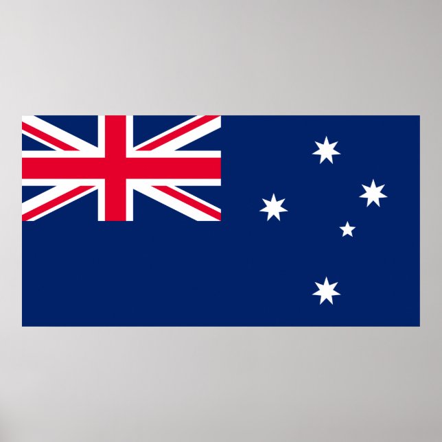 Bandeira da Poster da Austrália (Frente)