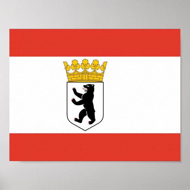Bandeira da Poster de Berlim (Frente)