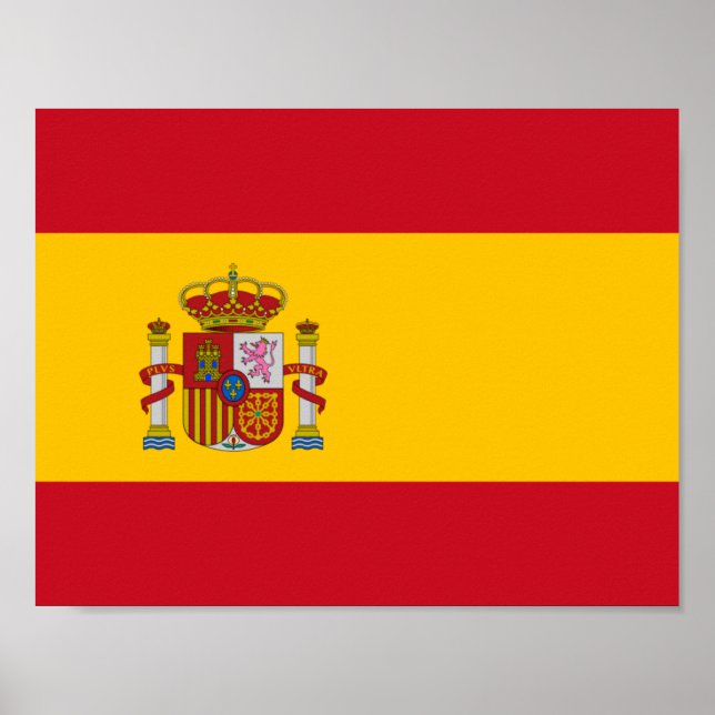 Bandeira da Poster de Espanha (Frente)