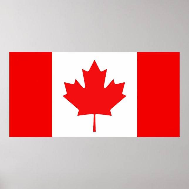Bandeira da Poster do Canadá (Frente)