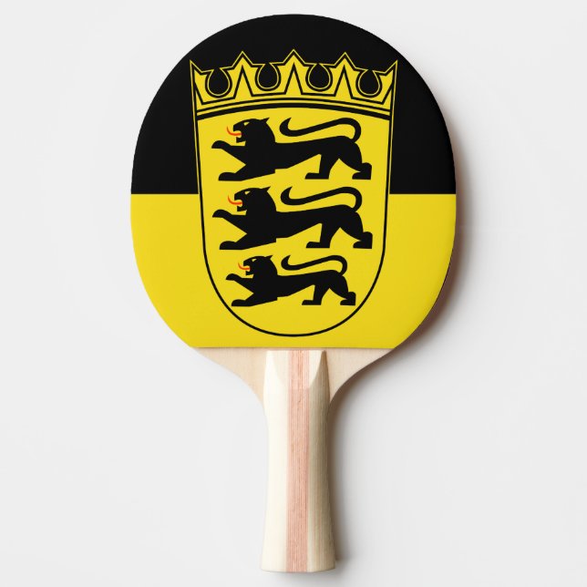 Bandeira da Raquete de ping pong de Baden-Württemb (Frente)