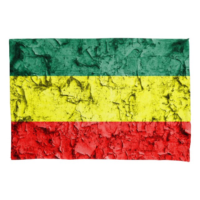 Bandeira da reggae do vintage (Frente)