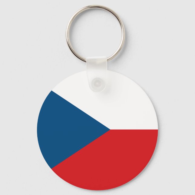 Bandeira da República Checa Chaveiro (Frente)
