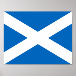 Bandeira da Scotland Poster