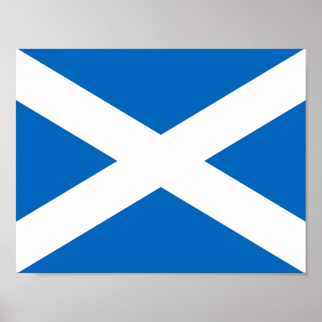 Bandeira da Scotland Poster (Frente)