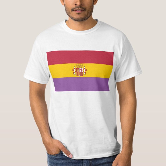 Bandeira da segunda camisa espanhola da república (Frente)