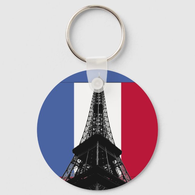 Bandeira da Torre Eiffel, Chaveiro da França (Frente)