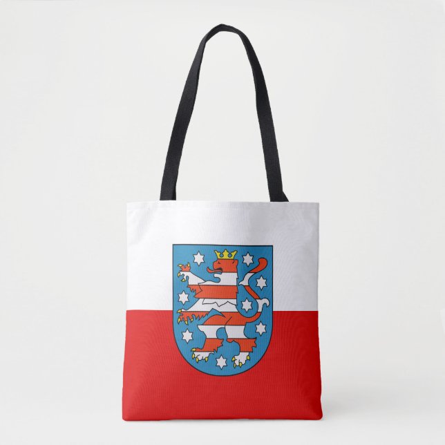 Bandeira da Turíngia Tote Bag (Frente)
