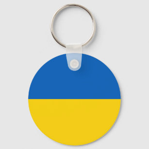 Bandeira da Ucrânia chaveiro