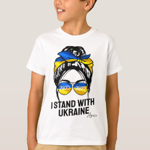 Bandeira da Ucrânia Eu Apoio a Ucrânia 2025 Camisa