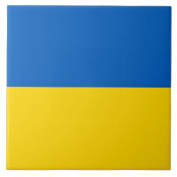 Bandeira da Ucrânia no Azulejo