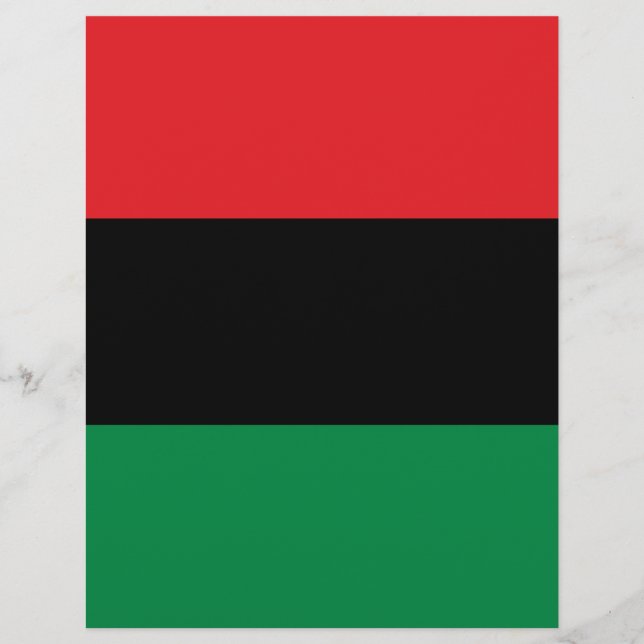 Bandeira da UNIA Pan-Africana (Frente)
