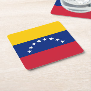 Bandeira da Venezuela porta-copos de bebida de pap