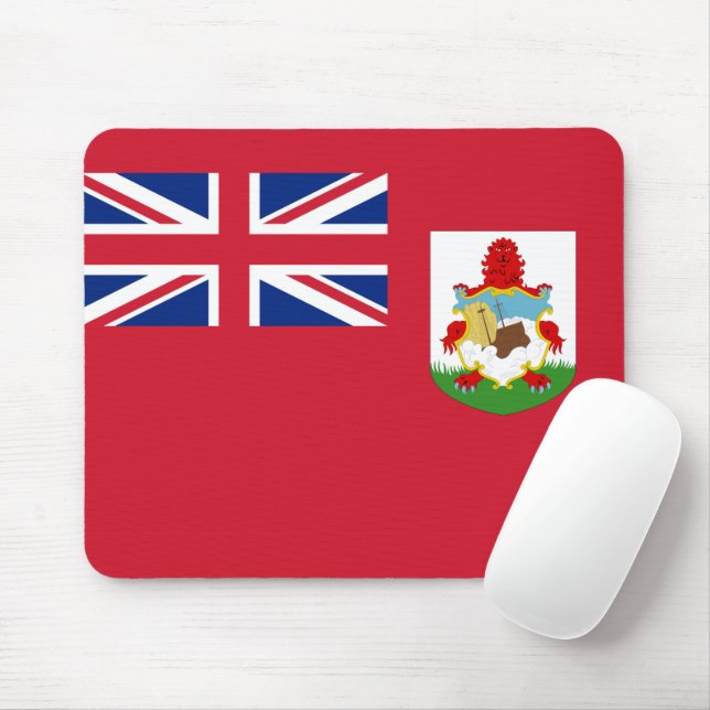 Bandeira das Bermudas Mousepad (Com mouse)