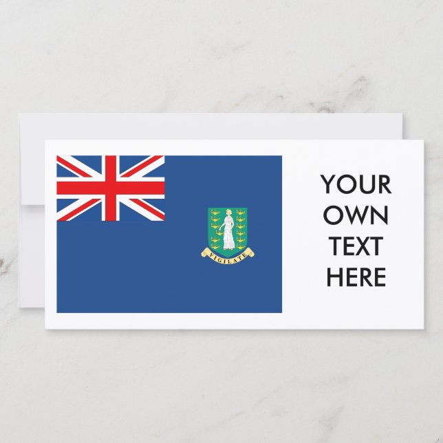 Bandeira das Ilhas Virgens Britânicas (Frente)