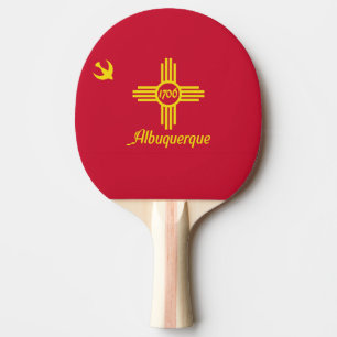 Bandeira de Albuquerque, Raquete de ping pong do N