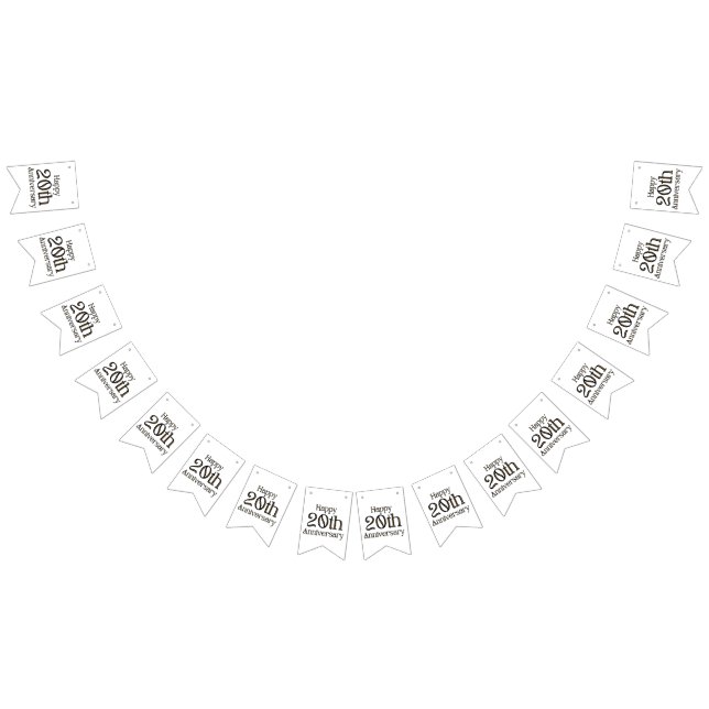 Bandeira de Aniversário de 20 Anos (Todos)
