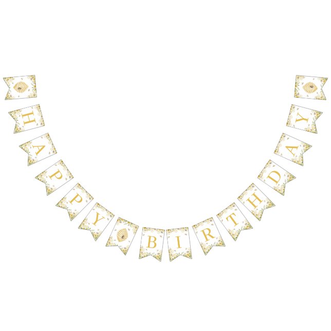 Bandeira de Aniversário 'Nosso Pequeno Mel' (Todos)