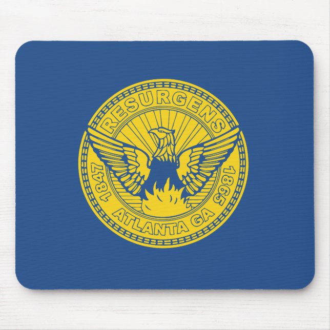 Bandeira de Atlanta, Georgia Mouse Pad (Frente)