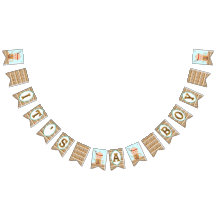 Bandeira de Babyshower Boho Tribal