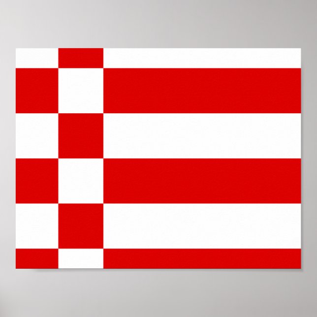 Bandeira de Bremen Poster (Frente)