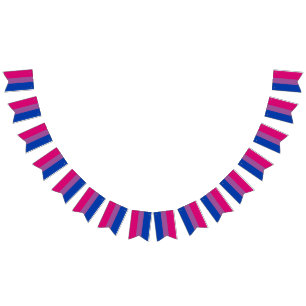 Bandeira de Bunting Bissexual Partido LGBT