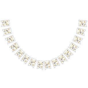 Bandeira de Bunting de Ano Novo Feliz