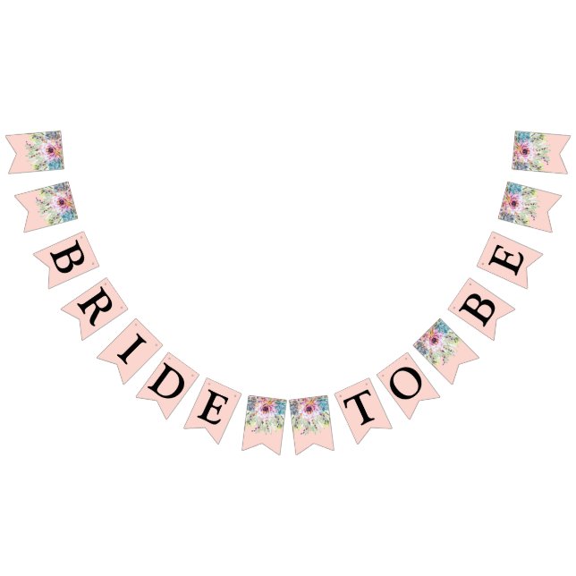 Bandeira de Bunting de Chuveiro de Noiva Suculenta (Todos)