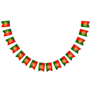 Bandeira de Bunting do Partido Portugal