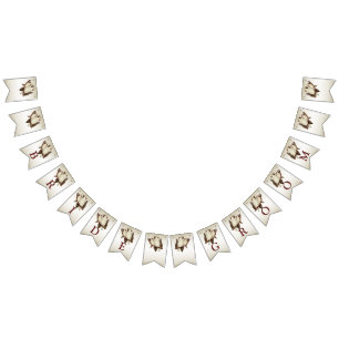 Bandeira de Casamento de Aves Brancas