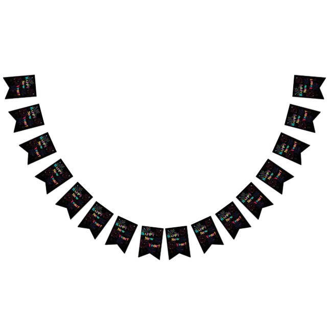 Bandeira de celebração de Ano Novo (Todos)