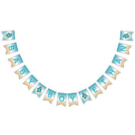 Bandeira de Chá de fraldas de Tartaruga Marítima