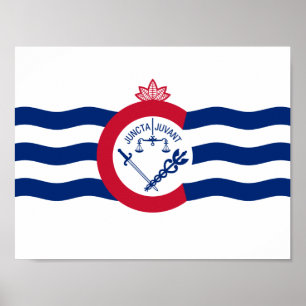 Bandeira de Cincinnati, Ohio Poster