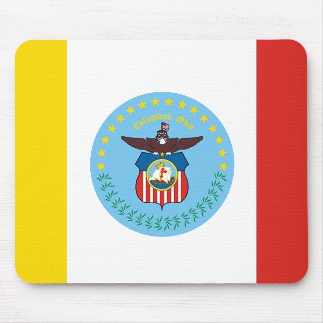 Bandeira de Columbus, Ohio Mouse Pad (Frente)