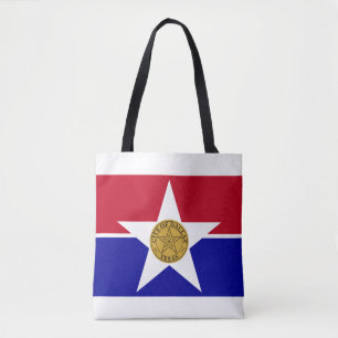 Bandeira de Dallas, Texas Tote Bag