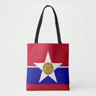 Bandeira de Dallas, Texas Tote Bag