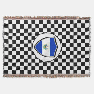 Bandeira de El Salvador lança cobertor