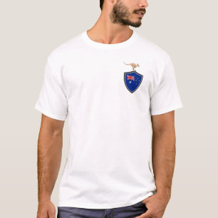 Bandeira de escudo australiana T-Shirt