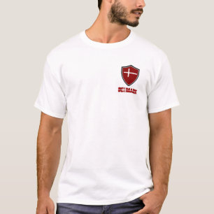 Bandeira de escudo dinamarquesa T-Shirt