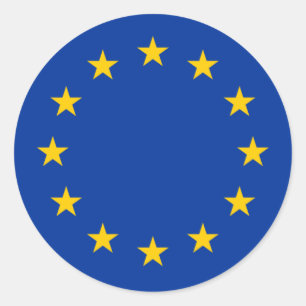 BANDEIRA DE ETIQUETAS DE EUROPA