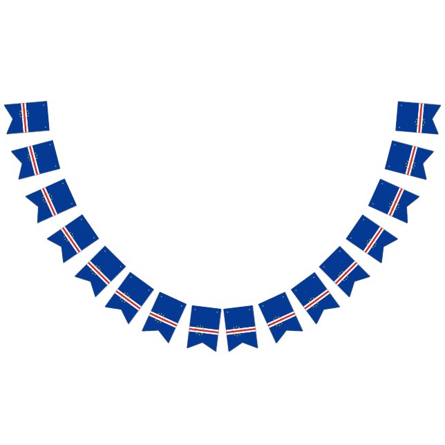 Bandeira de fachada de Cabo Verde (Todos)