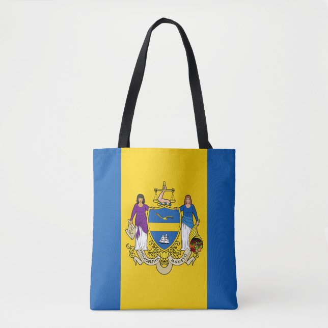 Bandeira de Filadélfia, Pensilvânia Tote Bag (Frente)