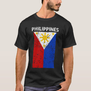 Bandeira de Filipinas - orgulho filipino - camisa