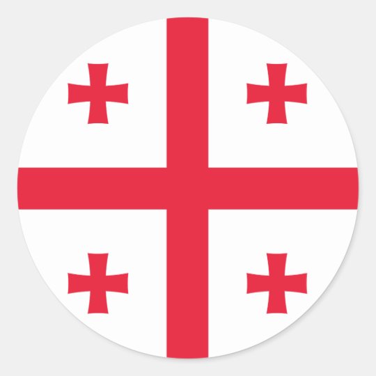 Bandeira de Geórgia Adesivo