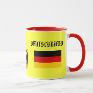 Bandeira de GERMANY*/ALEMANHA & caneca da brasão