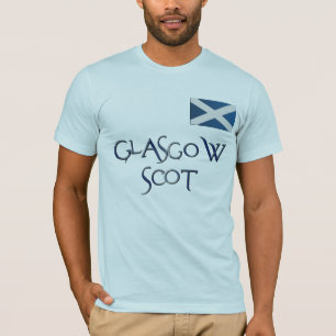 BANDEIRA de Glasgow do t-shirt patriótico de