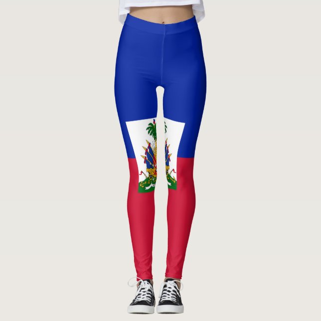 Bandeira de Haiti que legging (Frente)