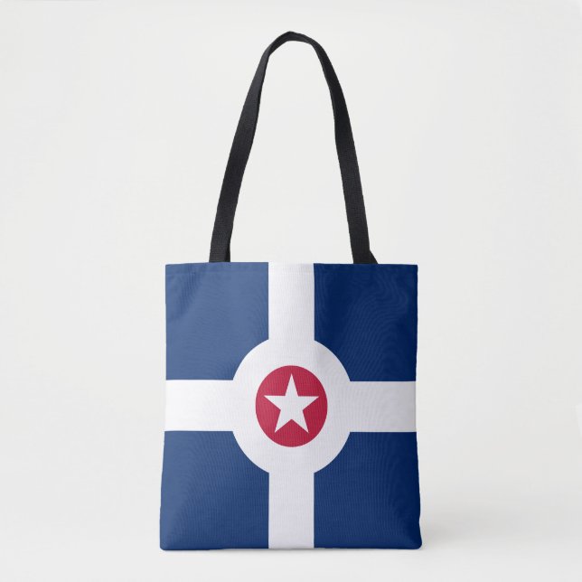 Bandeira de Indianápolis, Indiana Tote Bag (Frente)