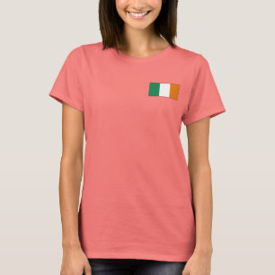 Bandeira de Ireland + T-shirt do mapa