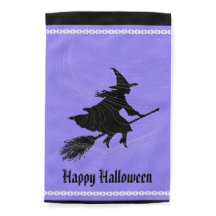 Bandeira de Jardim de Halloween Witchy Wonders